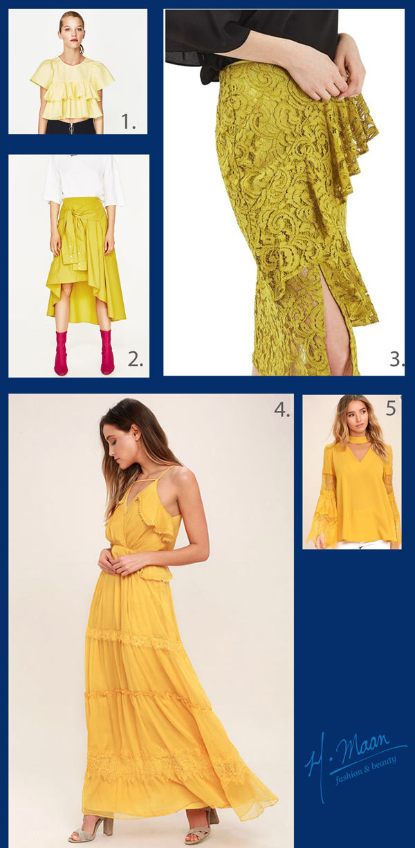 Spring Trend 2017 - Yellow